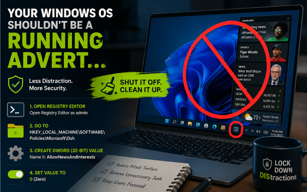 Your Windows OS shouldn't be a running advert