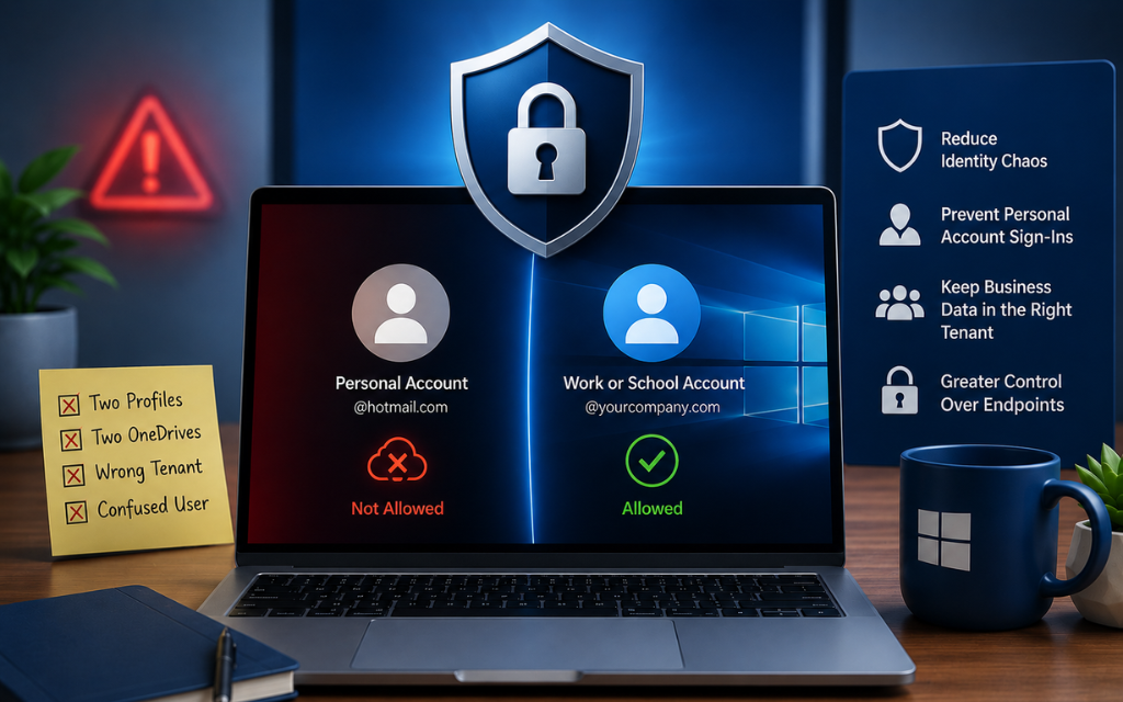 Block Personal Microsoft Accounts