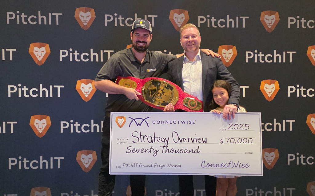 Strategy Overview Wins the 2025 PitchIT Competition at IT Nation Guided by Senteon’s Zach Kromkowski