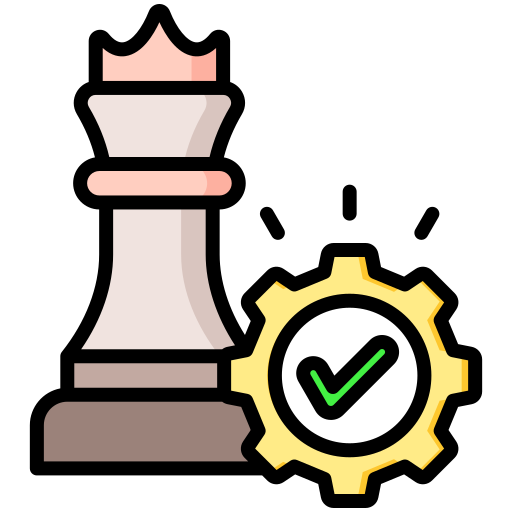 Icon showcasing a chess piece with a compliance checkmark, reflecting how Senteon provides competitive differentiation in the cybersecurity market.
